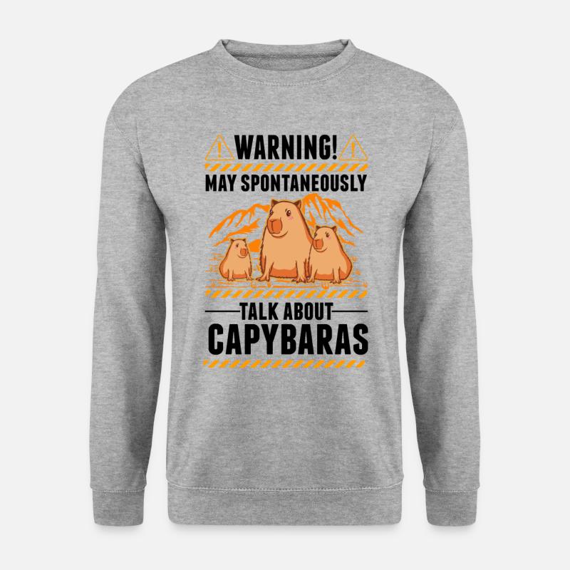 Capybara Wasserschwein Capibara - Unisex Sweatshirt - salt & pepper