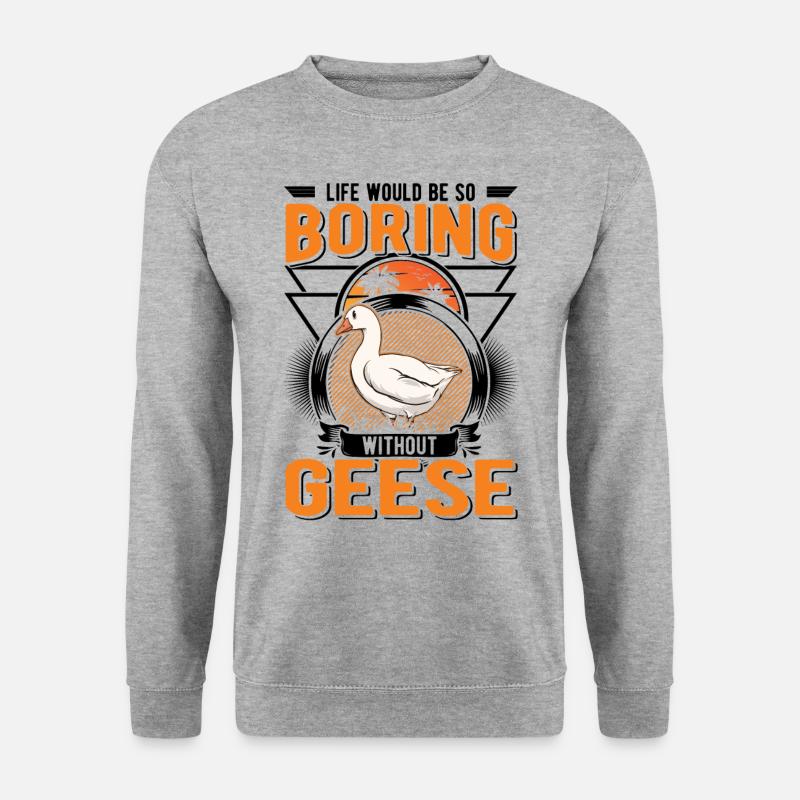 Geese Gift Goose Breeder Goose - Unisex Sweatshirt - salt & pepper
