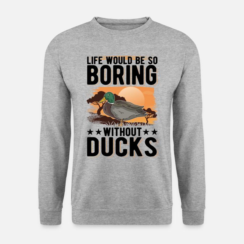 Duck Gift Duck Breeder - Unisex Sweatshirt - salt & pepper