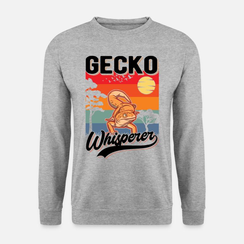 Gecko Flüsterer Gecko Whisperer - Unisex Sweatshirt - salt & pepper