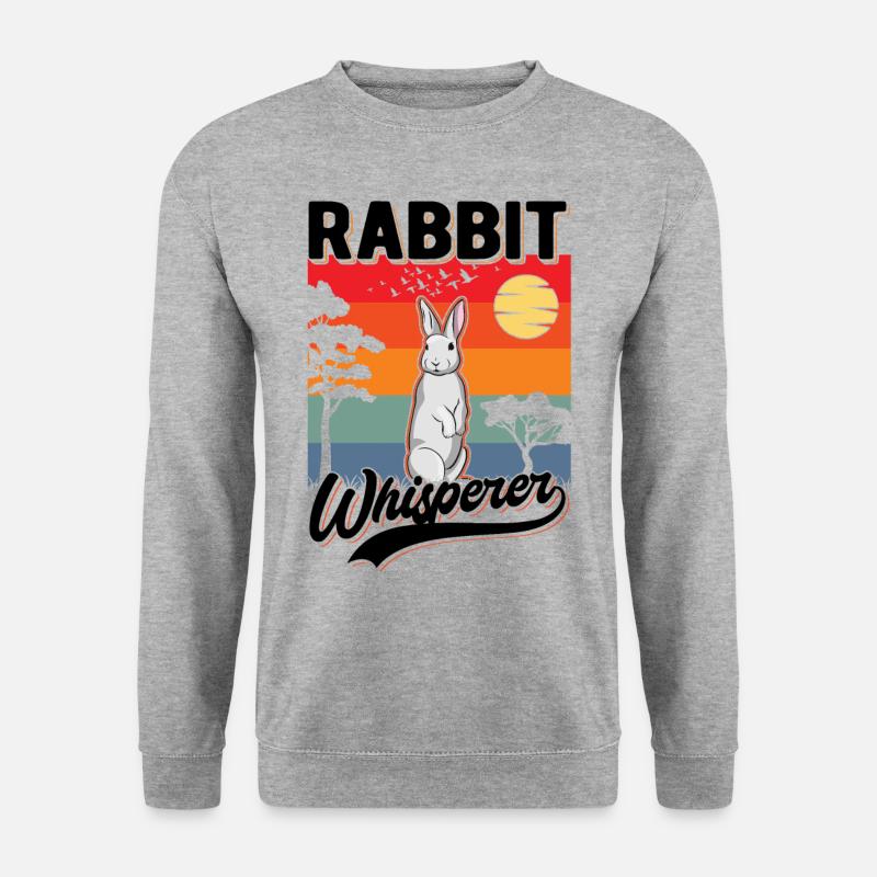 Rabbit Whisperer Rabbit Whisperer - Unisex Sweatshirt - salt & pepper