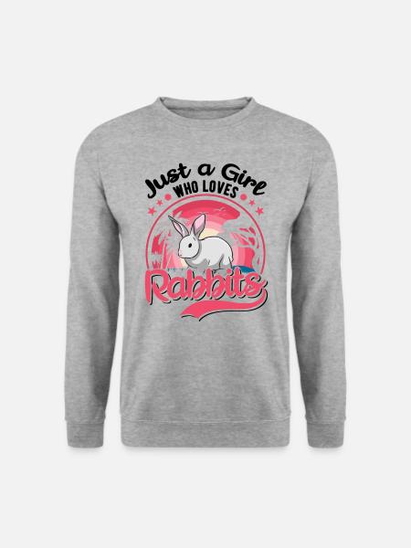 Lapin Lapin Lapin Lapin - Sweat-shirt Unisexe - gris chiné