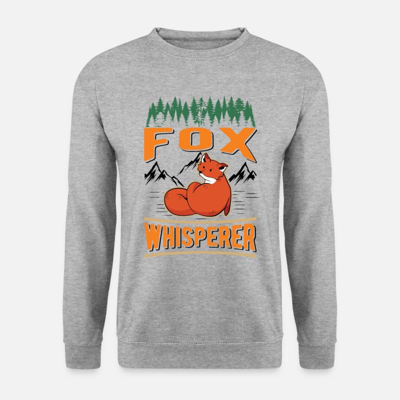 Fuchsflüsterer Fox Whisperer Fuchs - Unisex Sweatshirt - salt & pepper
