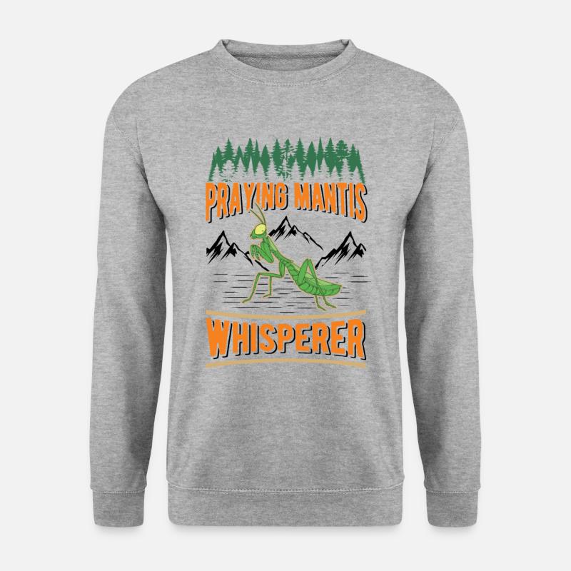 Praying Mantis Whisperer Manti's Mantis - Unisex Sweatshirt - salt & pepper