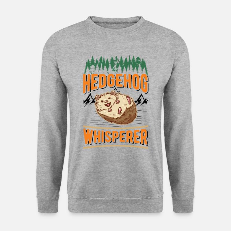 Hedgehog Whisper Hedgehog Whisperer - Unisex Sweatshirt - salt & pepper