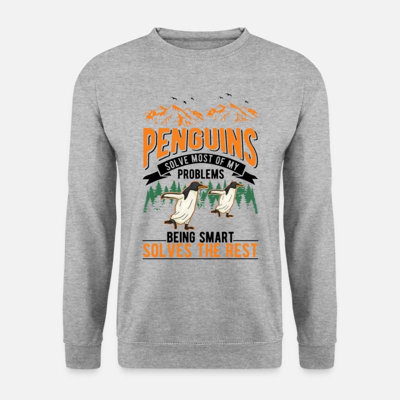 Penguin Gift Penguin - Unisex Sweatshirt - salt & pepper