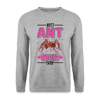 Best Ant Mom Ever Ants Anthill - Unisex Sweatshirt - salt & pepper - Front - Alina (178cm) & Michal (187cm)