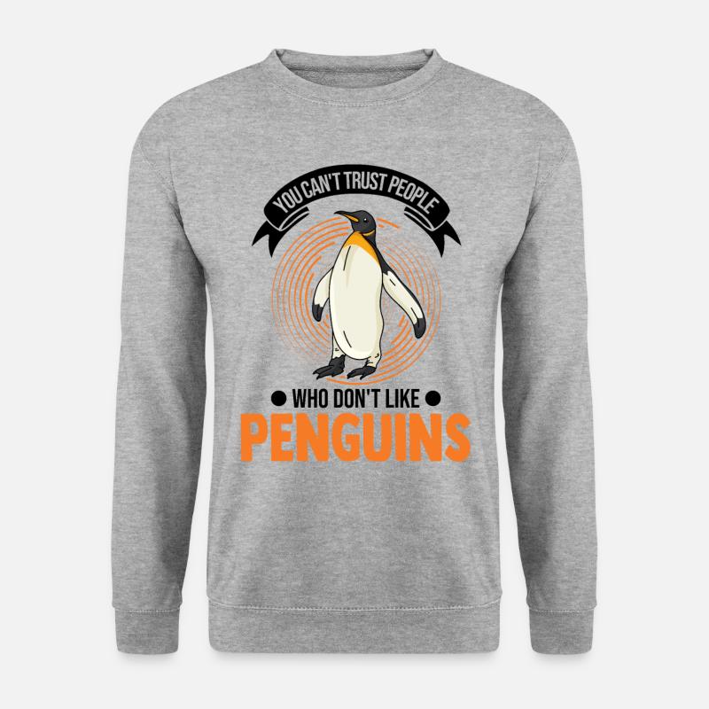Penguin Gift Penguin - Unisex Sweatshirt - salt & pepper