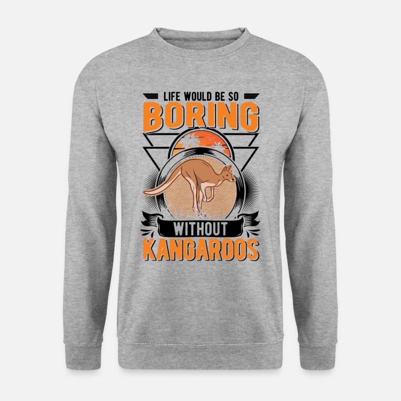 Australian Kangaroo Australia Kangaroo - Unisex Sweatshirt - salt & pepper