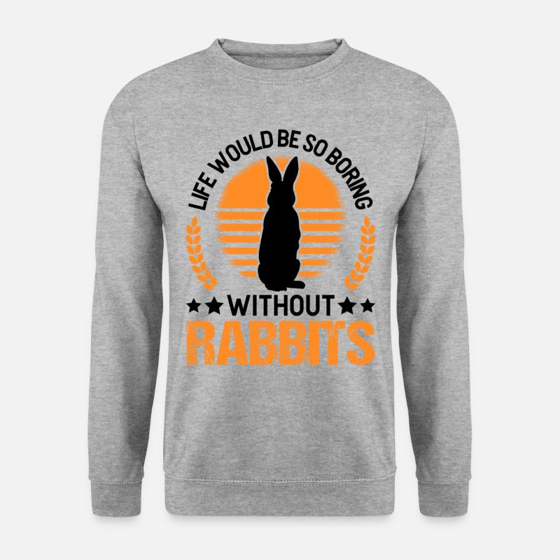 Rabbit Gift Rabbit Rabbit - Unisex Sweatshirt - salt & pepper