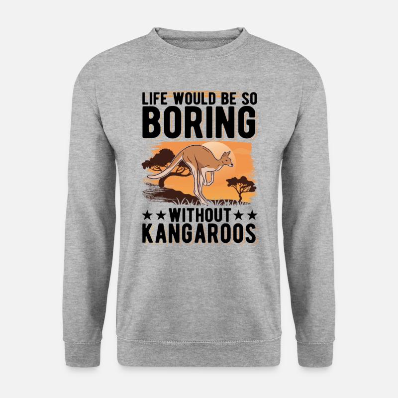 Australian Kangaroo Australia Kangaroo - Unisex Sweatshirt - salt & pepper
