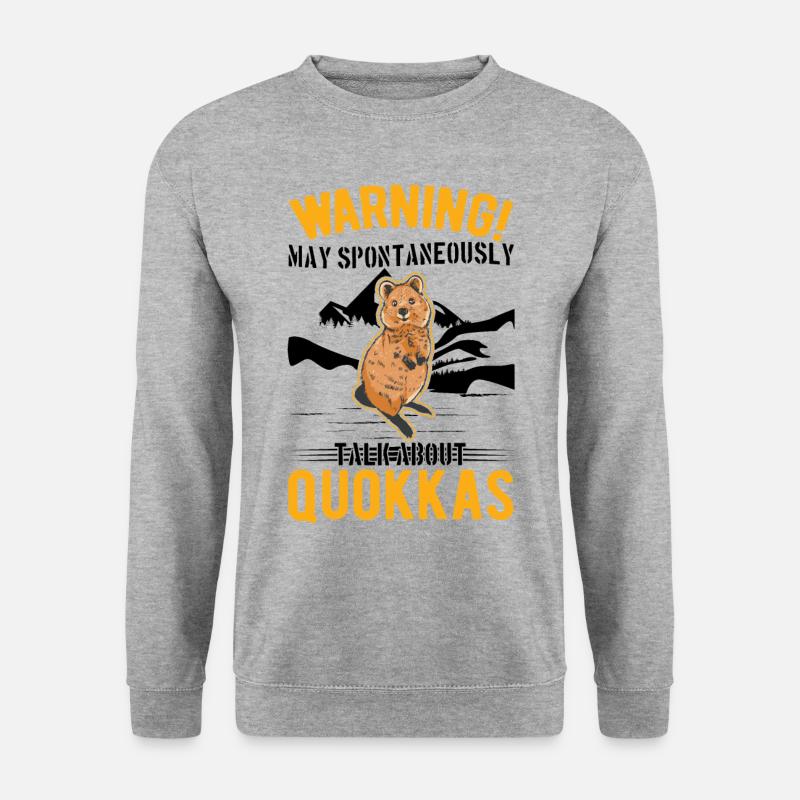 May spontaneously talk about Quokkas - Unisex Sweatshirt - salt & pepper