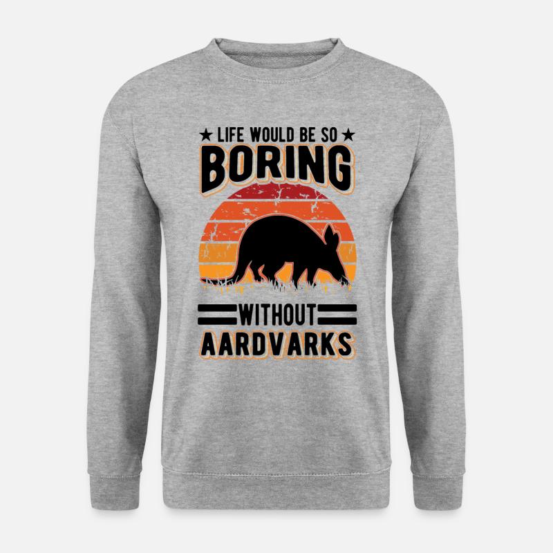 Erdferkel Geschenk Aardvark - Unisex Sweatshirt - salt & pepper