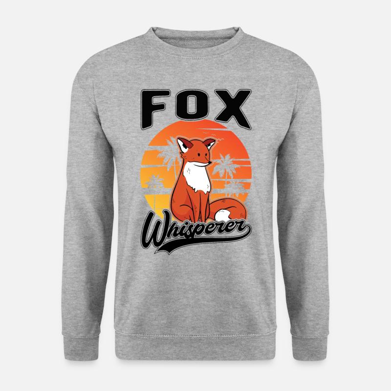 Fuchsflüsterer Fox Whisperer Fuchs - Unisex Sweatshirt - salt & pepper