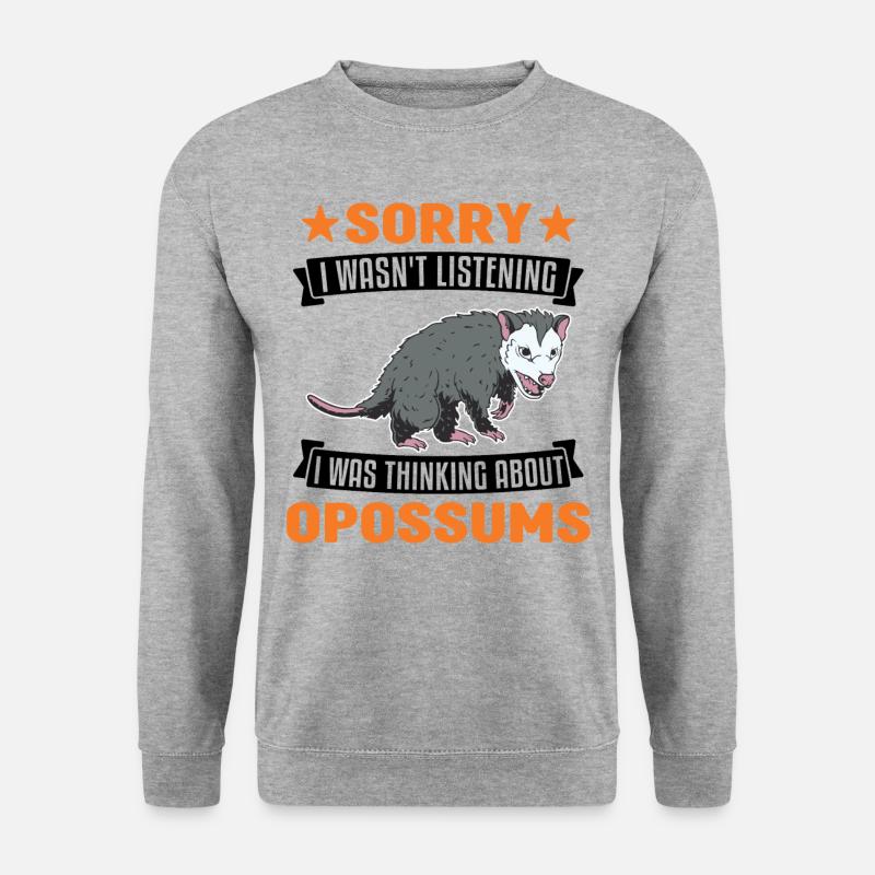 Opossum Gift Possum Pouch Rat - Unisex Sweatshirt - salt & pepper