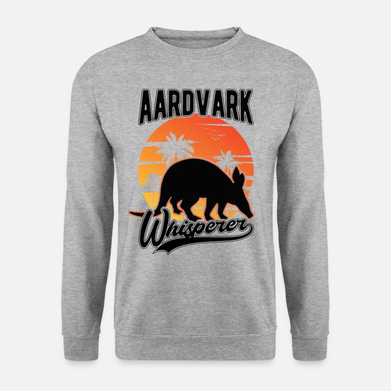 Erdferkel Flüsterer Aardvark Whisperer - Unisex Sweatshirt - salt & pepper