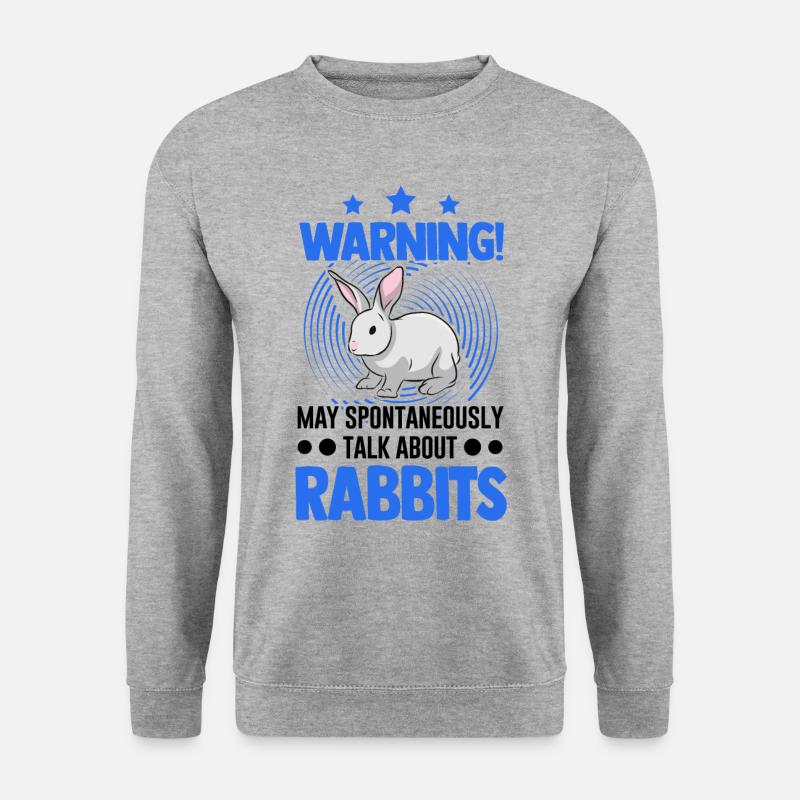Rabbit Rabbit Rabbit - Unisex Sweatshirt - salt & pepper