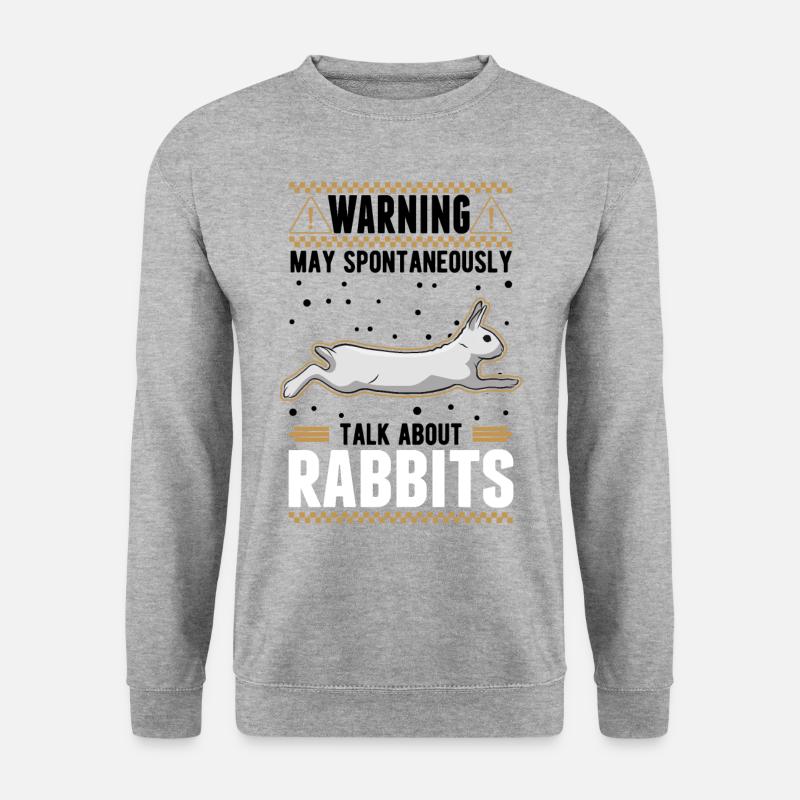 Rabbit Rabbit Rabbit - Unisex Sweatshirt - salt & pepper