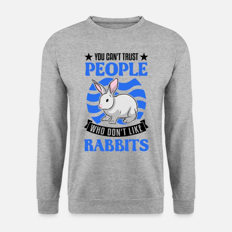 Rabbit Rabbit Rabbit - Unisex Sweatshirt - salt & pepper