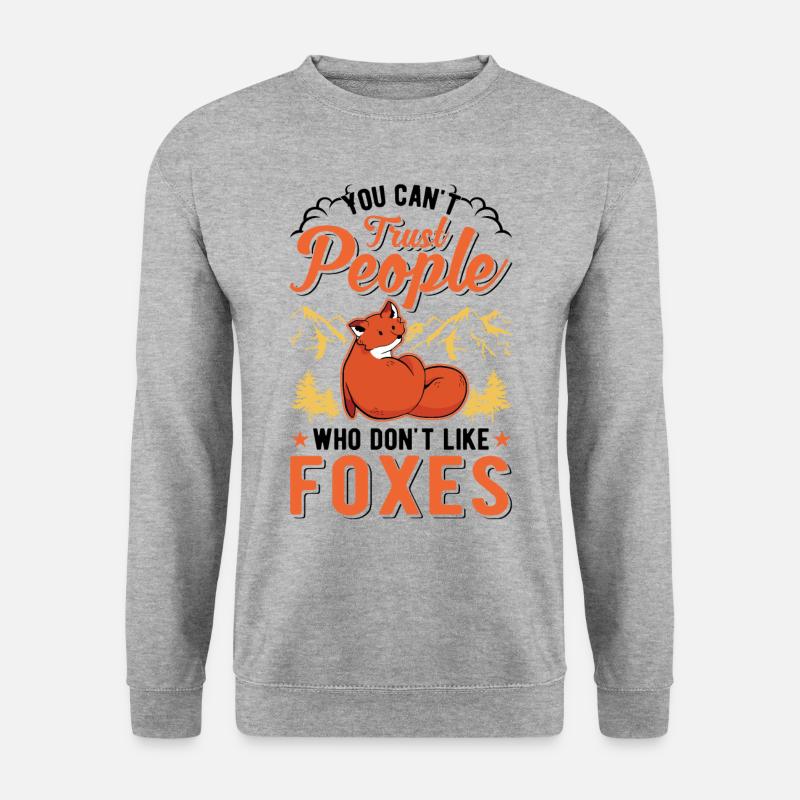 Fox Gift Red Fox - Unisex Sweatshirt - salt & pepper