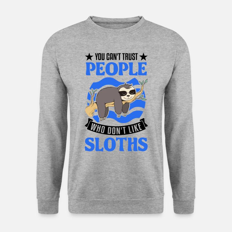Sloth lover - Unisex Sweatshirt - salt & pepper