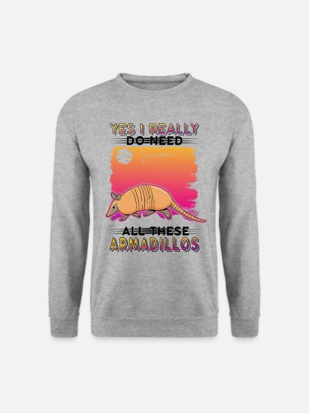 Armadillo Gift Armadillo - Unisex Sweatshirt - salt & pepper