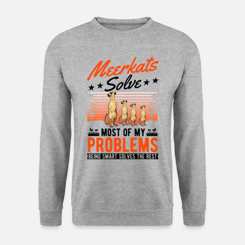Meerkat Gift Meerkat - Unisex Sweatshirt - salt & pepper