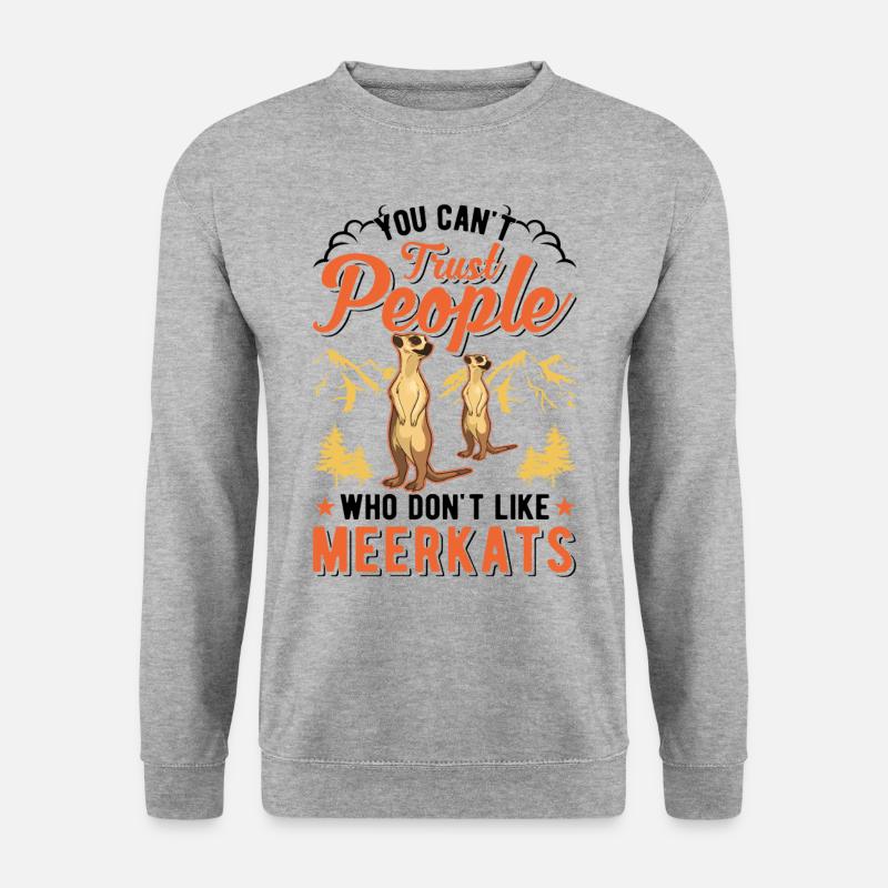 Meerkat Gift Meerkat - Unisex Sweatshirt - salt & pepper