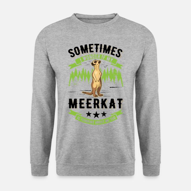 Erdmännchen Surikat Meerkat - Unisex Sweatshirt - salt & pepper