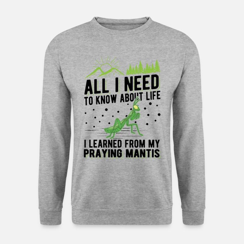 Praying mantis Mantis Mantis - Unisex Sweatshirt - salt & pepper