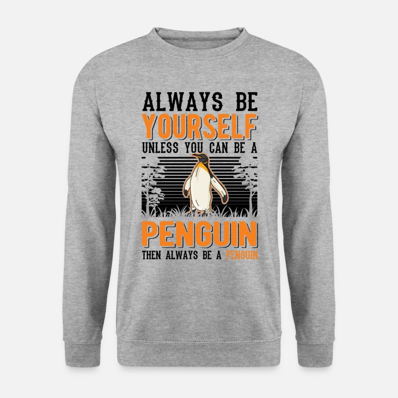 Penguin Gift Penguin - Unisex Sweatshirt - salt & pepper