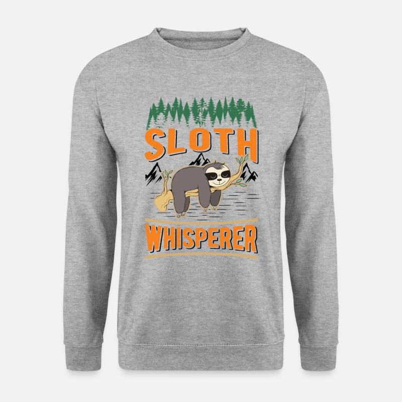 Faultier Flüsterer Sloth Whisperer - Unisex Sweatshirt - salt & pepper