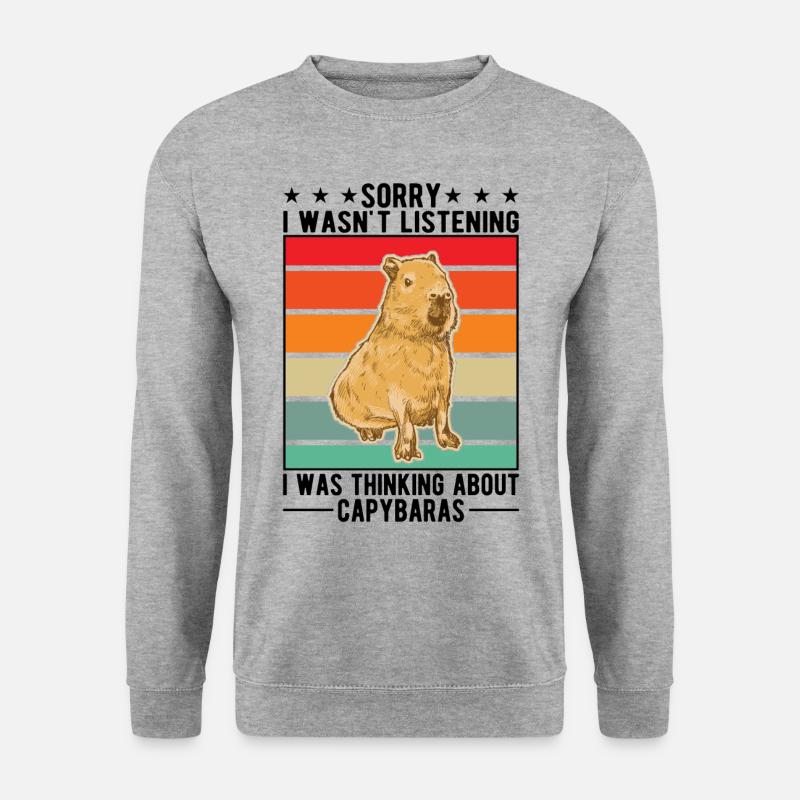 Capybara Gift Capibara capybara - Unisex Sweatshirt - salt & pepper