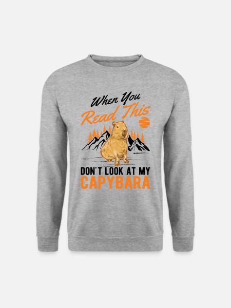 Capybara Gift Capibara capybara - Unisex Sweatshirt - salt & pepper