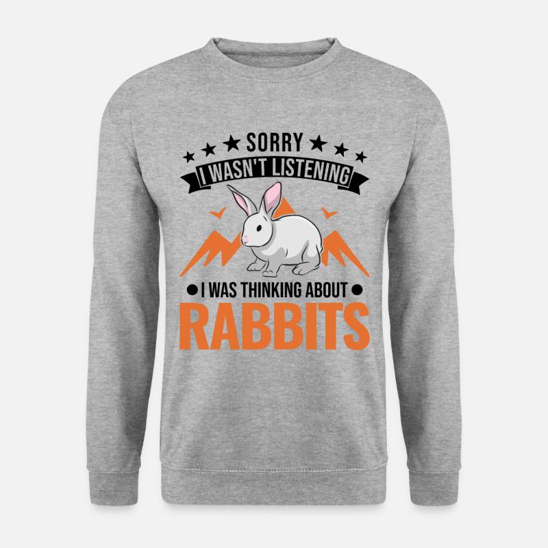 Rabbit Rabbit Rabbit Rabbit - Unisex Sweatshirt - salt & pepper