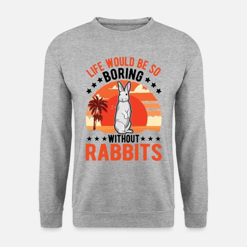 Rabbit Gift Rabbit Rabbit - Unisex Sweatshirt - salt & pepper