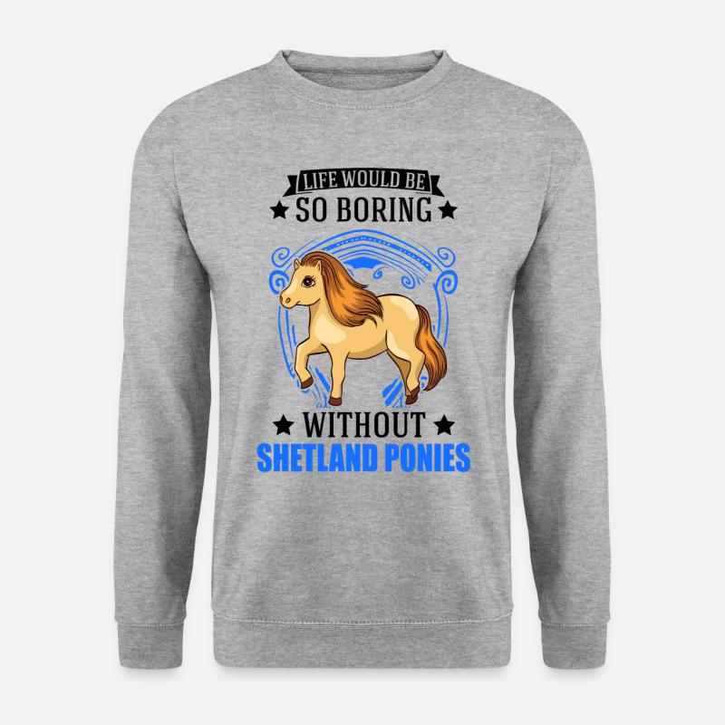 Shetland Pony Gift Shetty - Unisex Sweatshirt - salt & pepper
