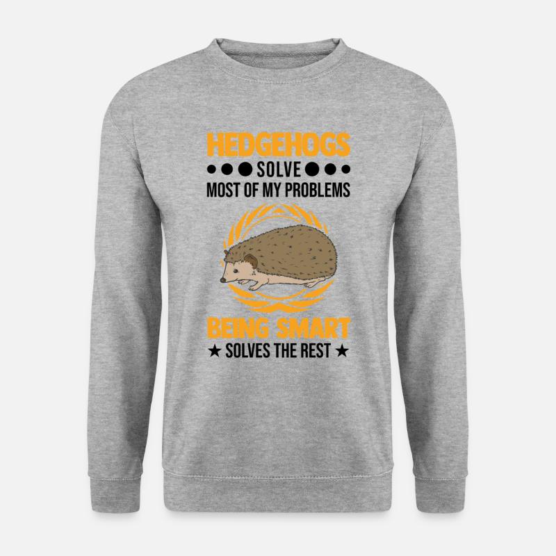Hedgehog Gift Stacheligel - Unisex Sweatshirt - salt & pepper