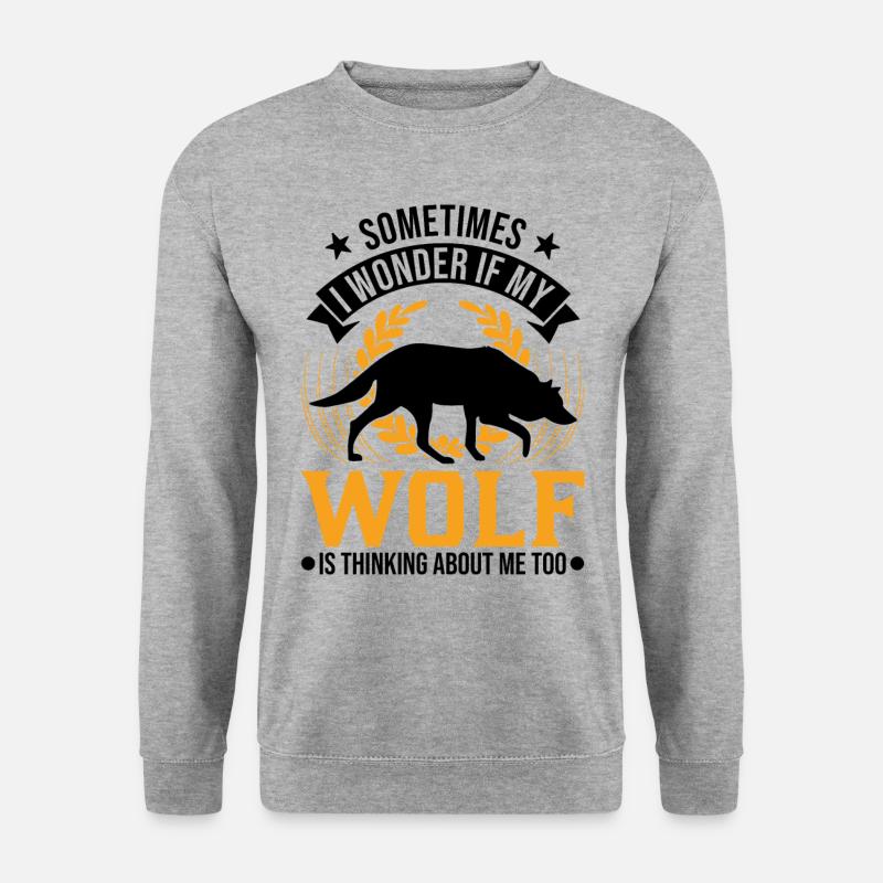 Wolf Lover Gift Wolf Pack - Unisex Sweatshirt - salt & pepper