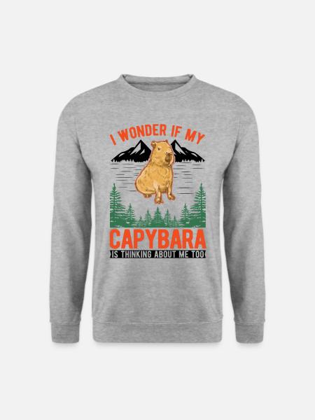Capybara Wasserschwein Capibara - Unisex Sweatshirt - salt & pepper