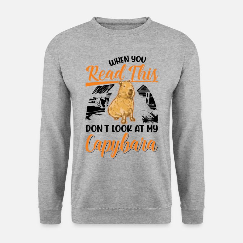 Capybara Gift Capibara capybara - Unisex Sweatshirt - salt & pepper