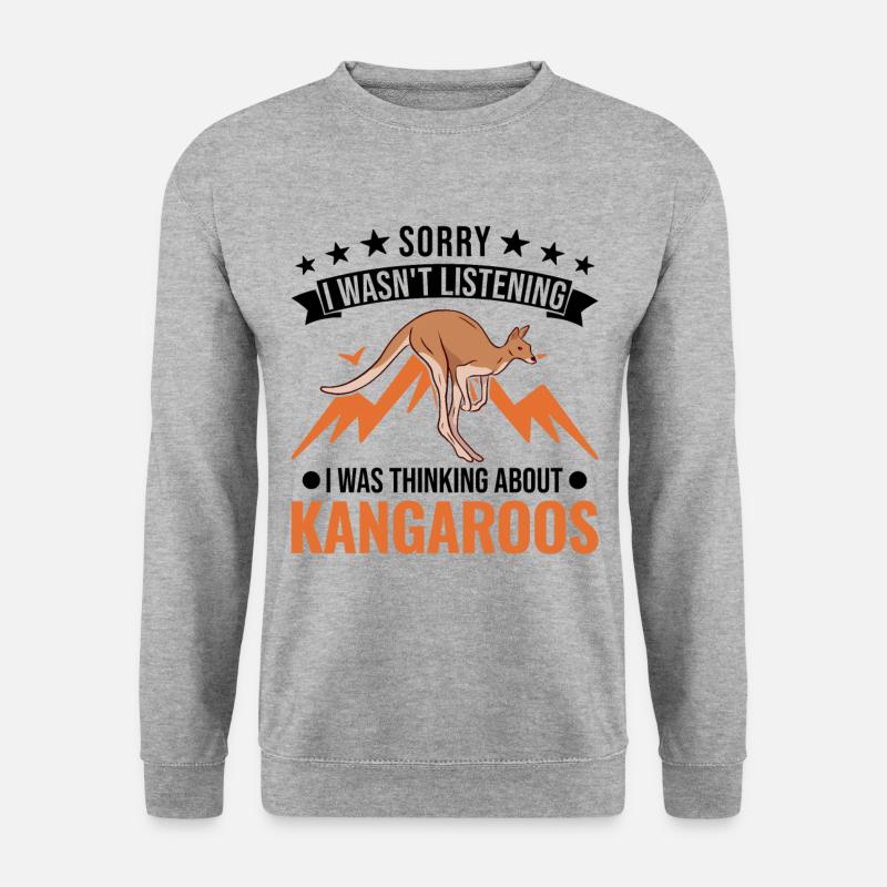 Australian Kangaroo Australia Kangaroo - Unisex Sweatshirt - salt & pepper