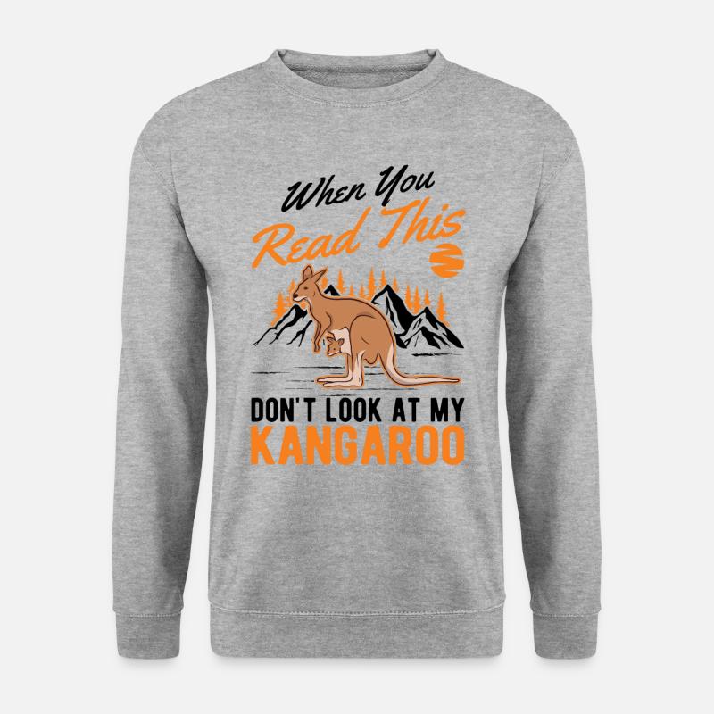 Australian Kangaroo Australia Kangaroo - Unisex Sweatshirt - salt & pepper