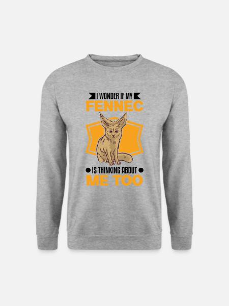 Fennec Gift Desert Fox - Unisex Sweatshirt - salt & pepper