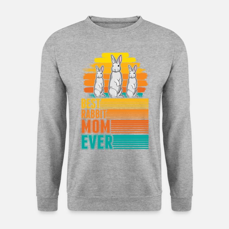 Rabbit Mama Rabbit Rabbit - Unisex Sweatshirt - salt & pepper