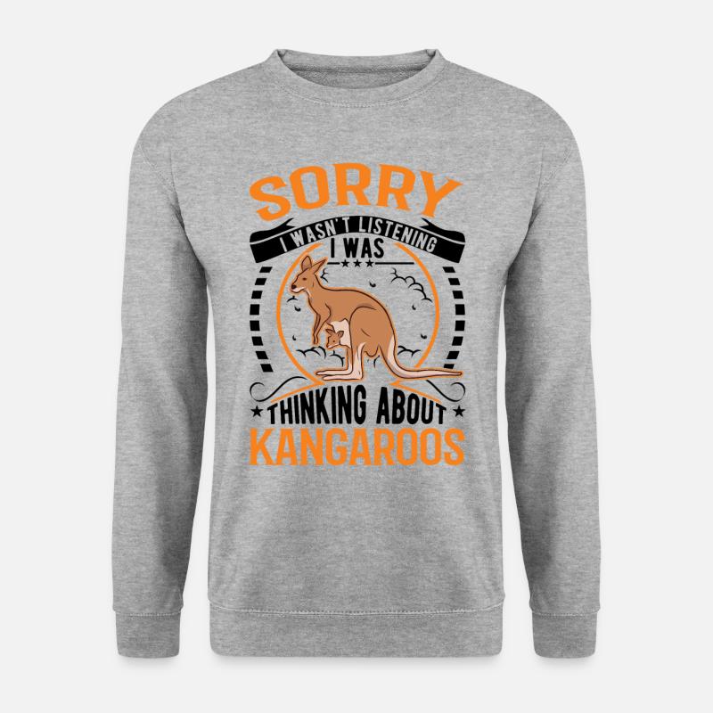 Australian Kangaroo Australia Kangaroo - Unisex Sweatshirt - salt & pepper