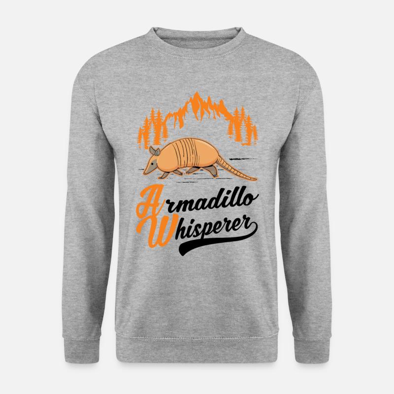 Armadillo Whisperer Armadillo - Unisex Sweatshirt - salt & pepper