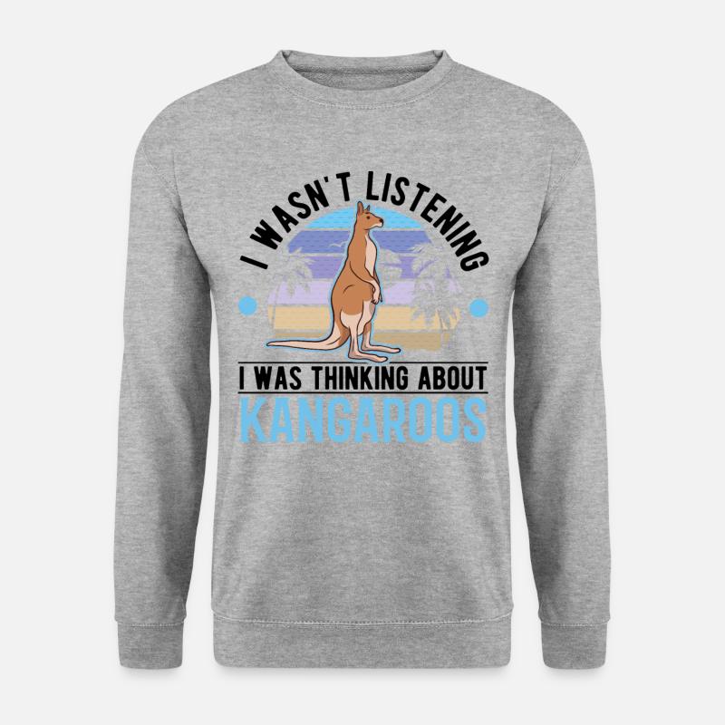 Australian Kangaroo Australia Kangaroo - Unisex Sweatshirt - salt & pepper