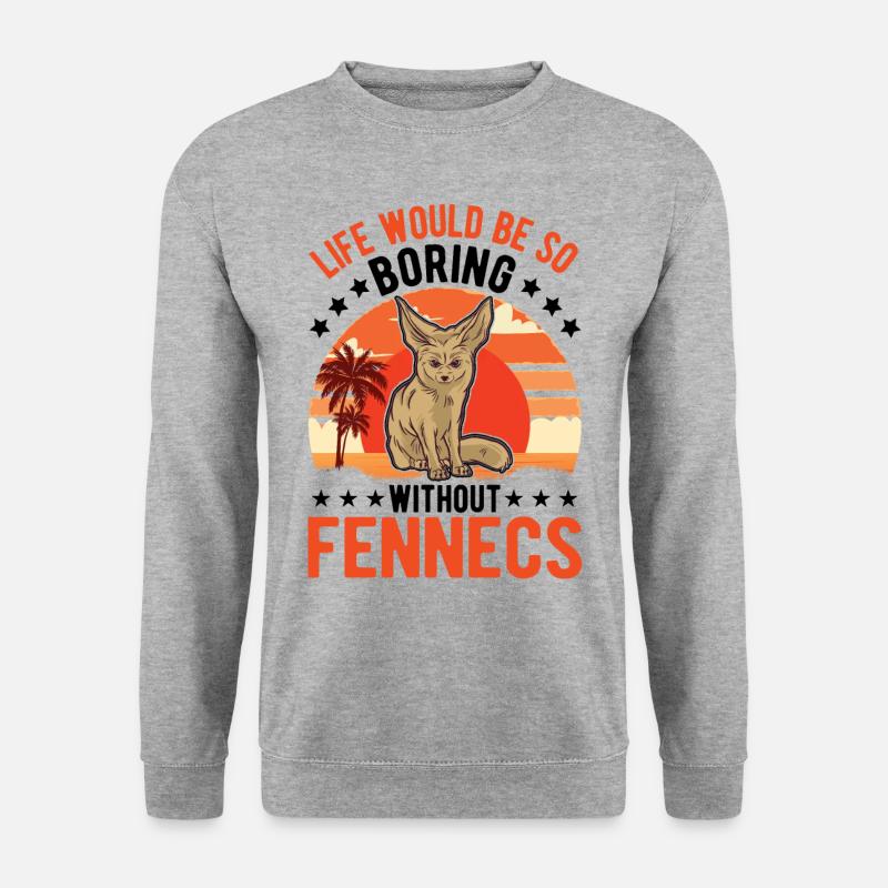 Fennec Gift Fennec Desert Fox - Unisex Sweatshirt - salt & pepper