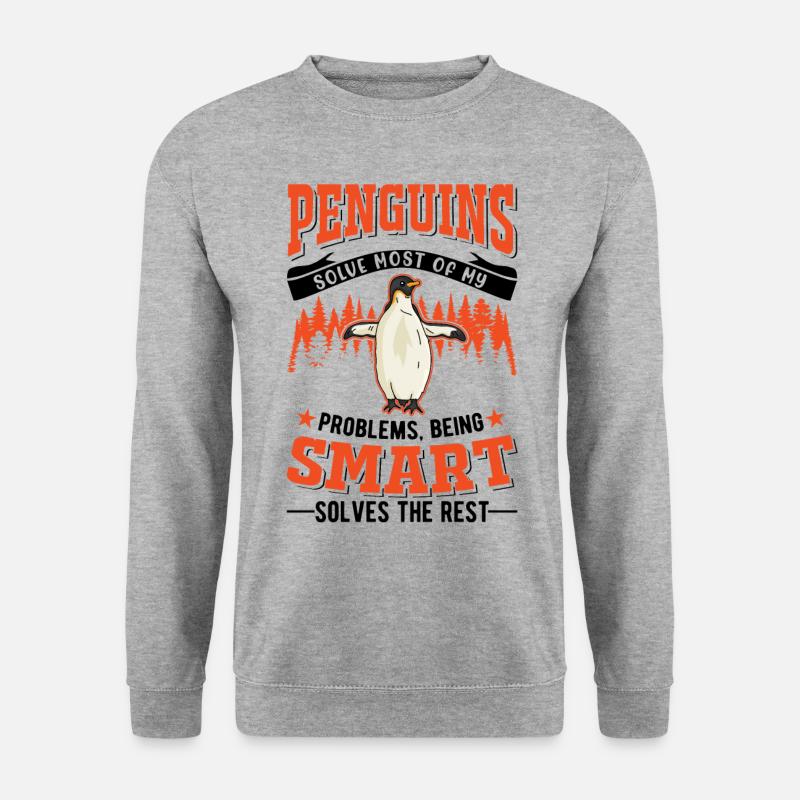 Penguin Gift Penguin - Unisex Sweatshirt - salt & pepper